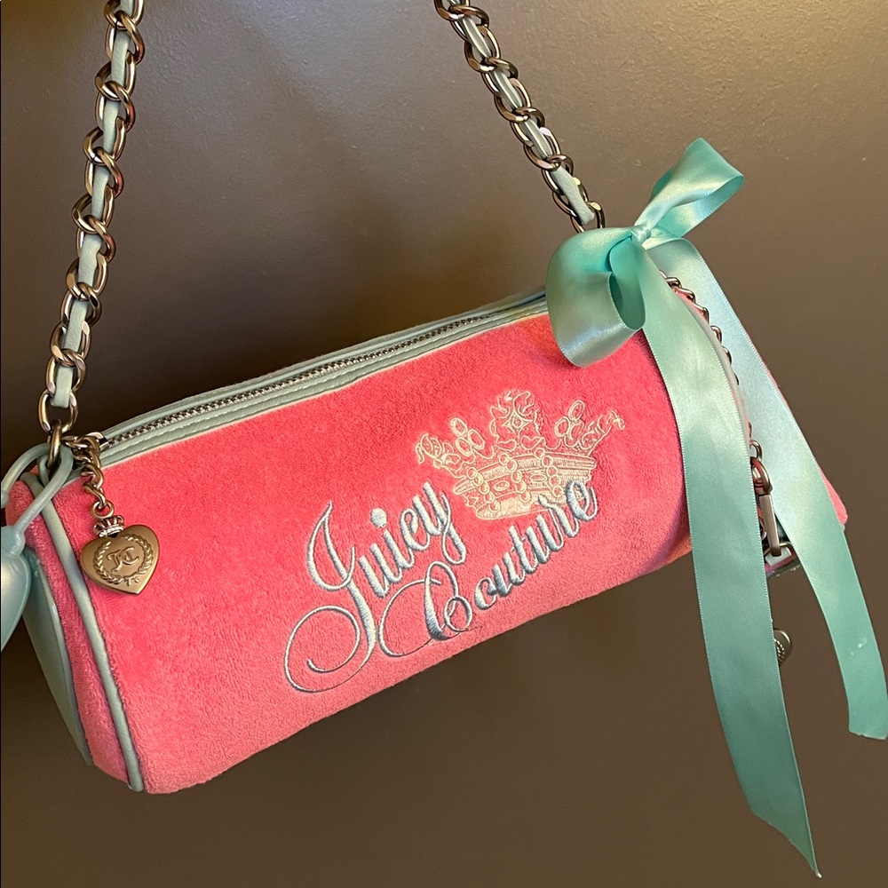 🩵🩷Juicy Couture Pink&Blue Barrel Bag Gift Set